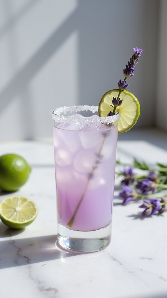 lavender infused sophisticated margarita