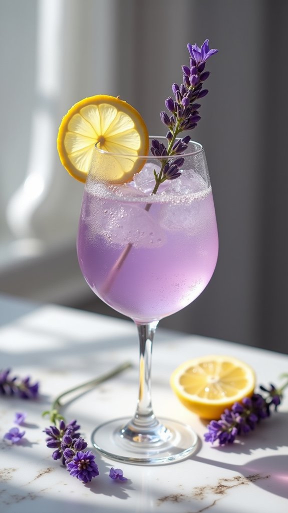 lavender infused sophisticated spritz