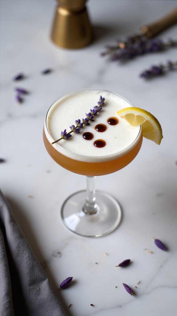 lavender infused whiskey cocktail elegance
