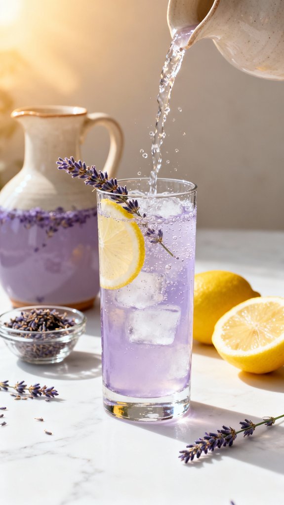 lavender lemonade mocktail recipe