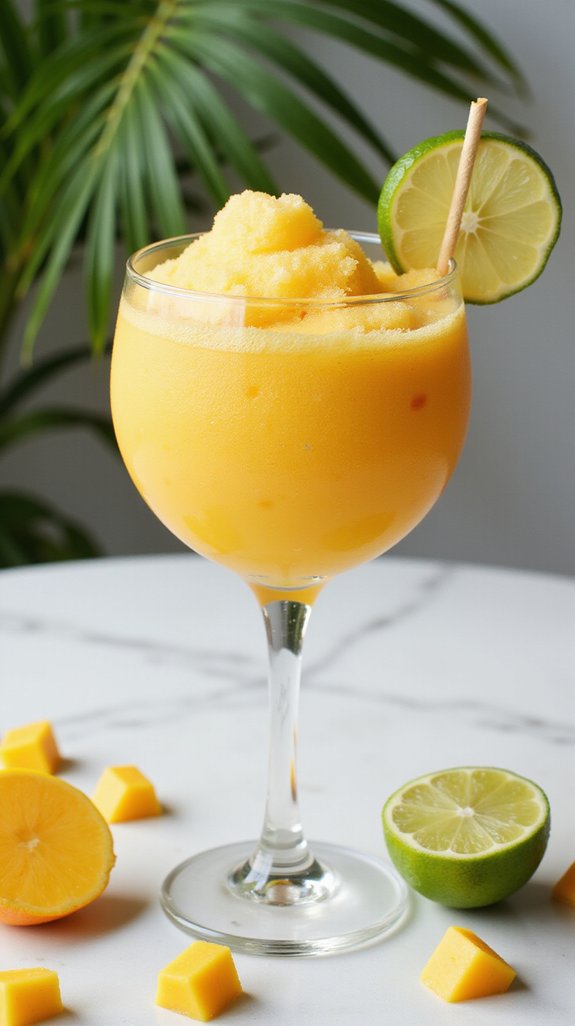 mango frozen cocktail delight