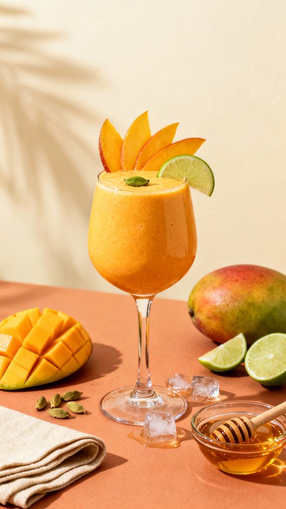 mango yogurt mocktail delight