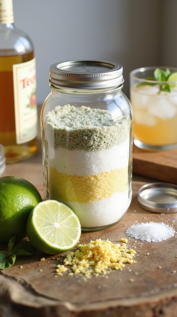 margarita mix gift jar