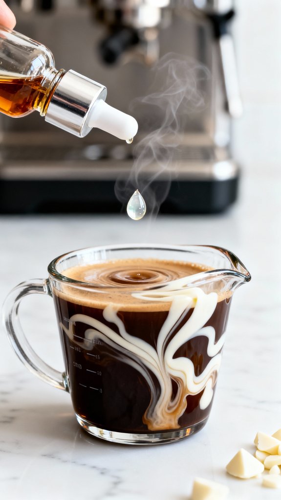 measure peppermint extract carefully