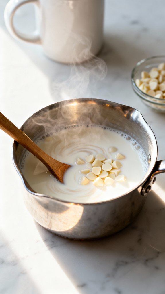 melt chocolate until smooth