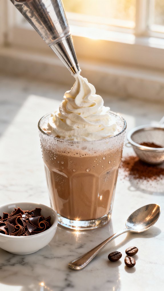 milkshake topping presentation ideas