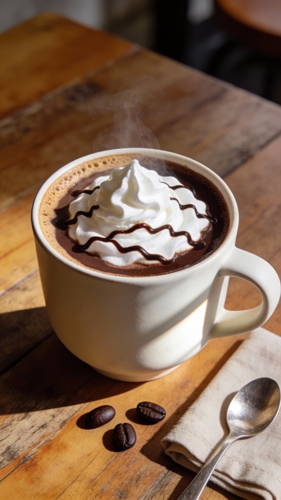 mocha latte preparation instructions