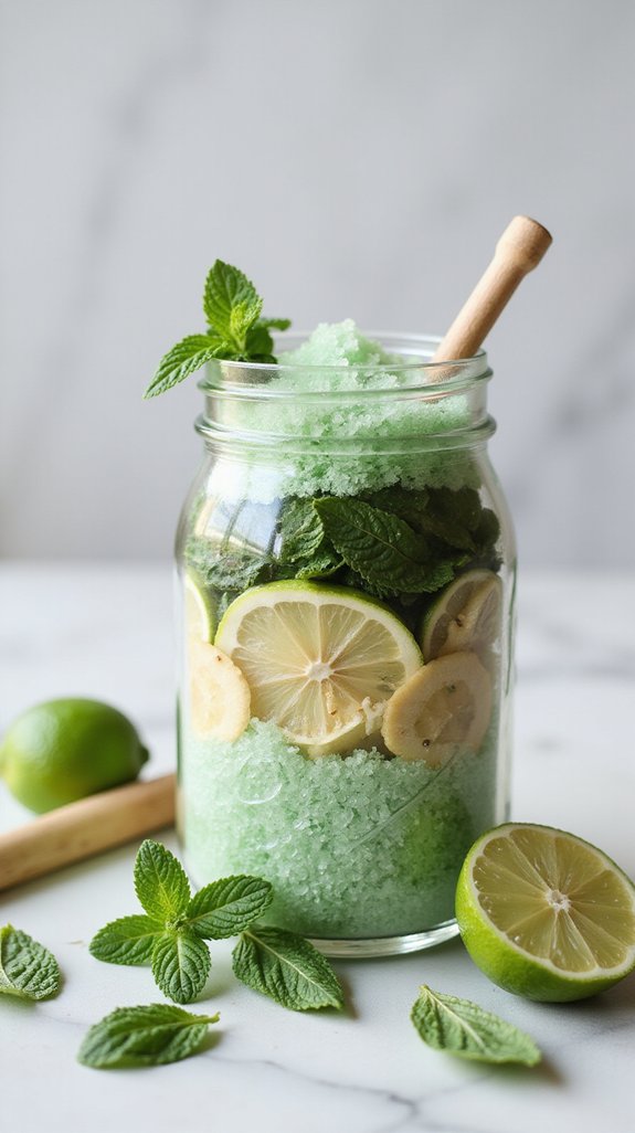 mojito mix gift jar