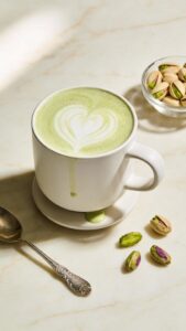 pistachio latte preparation guide
