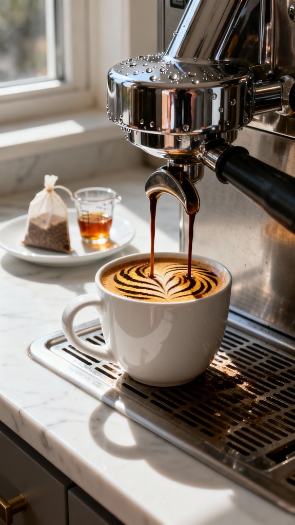 pull rich espresso shots