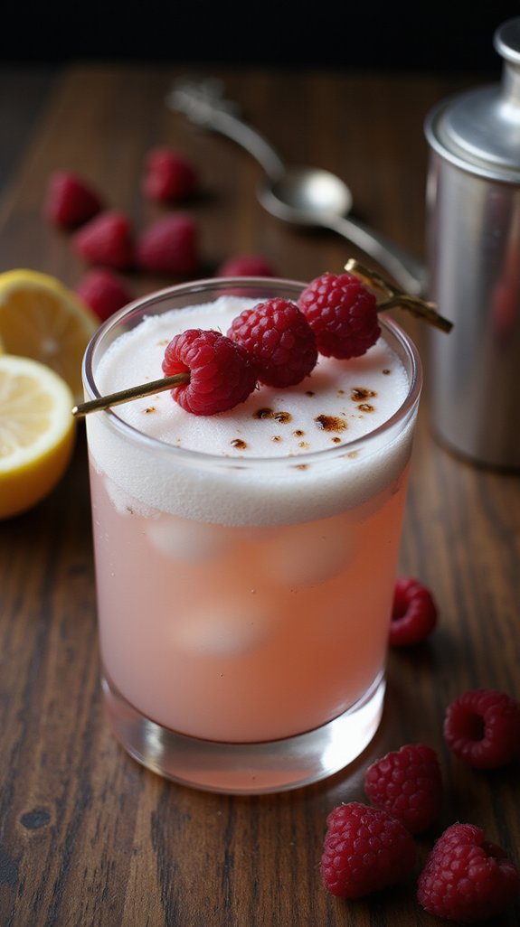 raspberry infused whiskey cocktail masterpiece