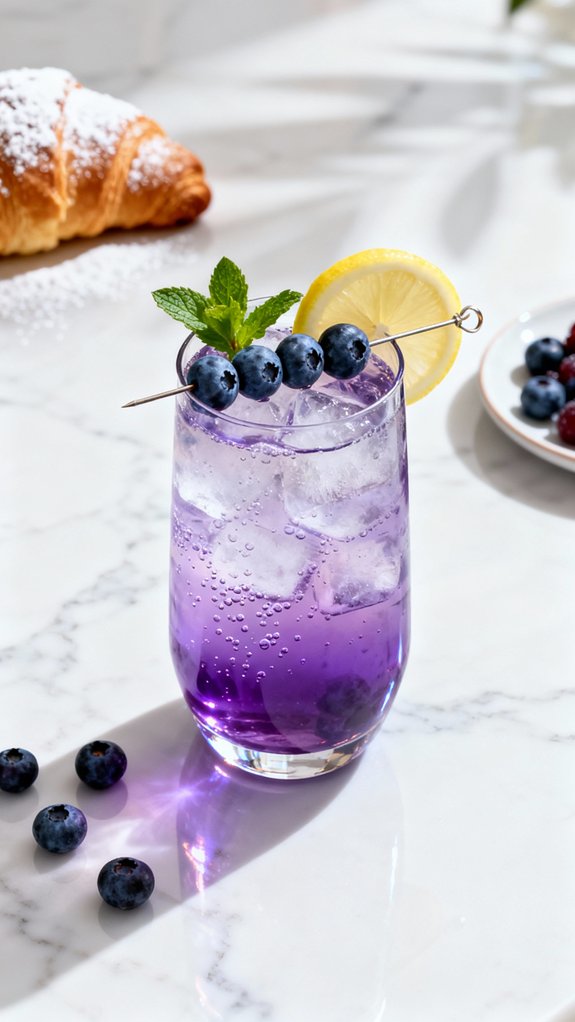 refreshing berry citrus mocktail