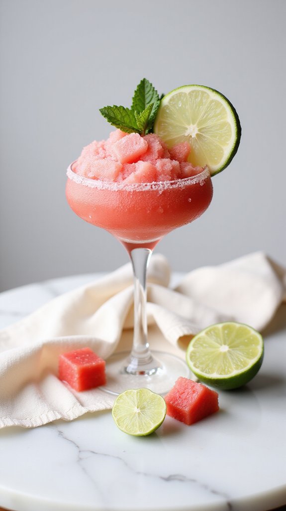 refreshing frozen fruit cocktail