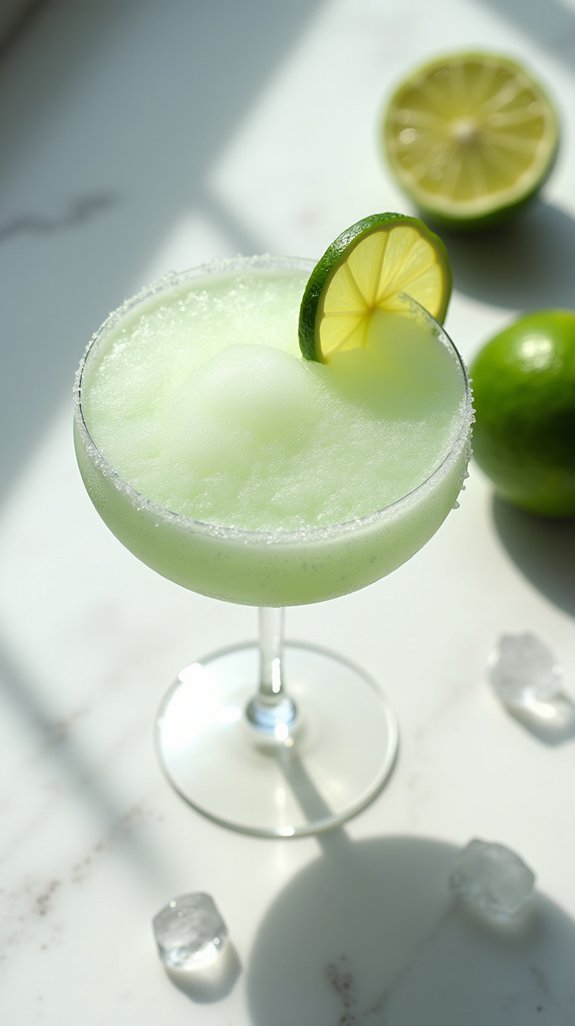 refreshing frozen rum cocktail