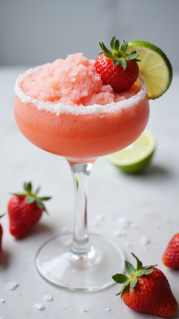 refreshing fruity tequila slush