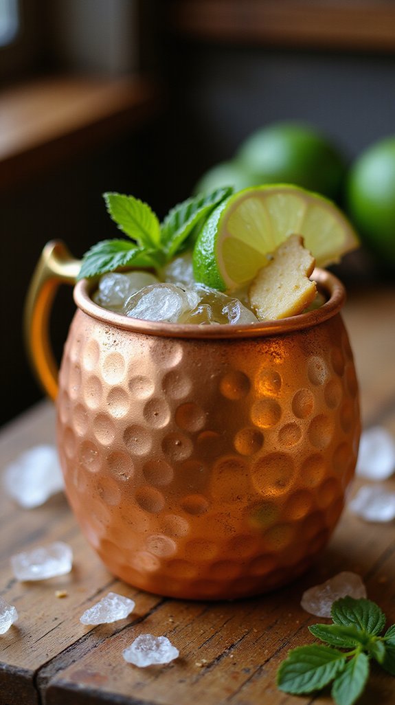 refreshing ginger beer cocktail