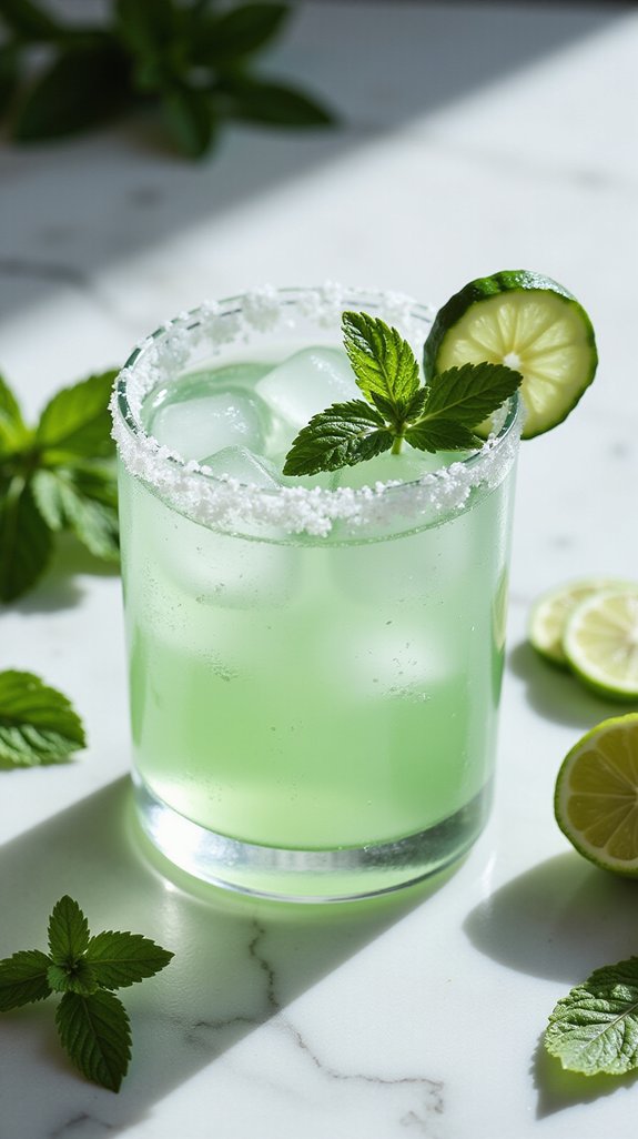 refreshing herbal cocktail experience