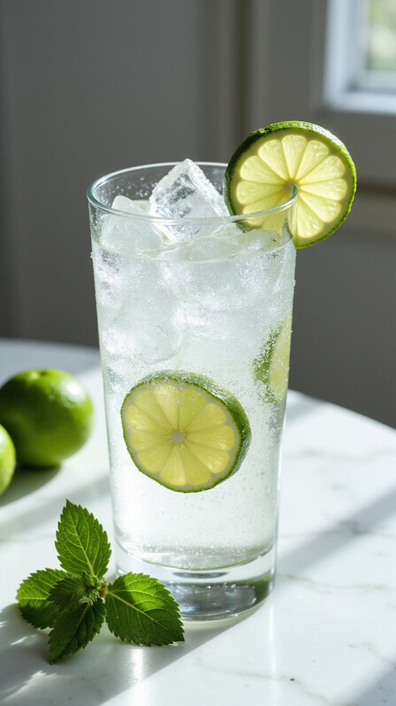 refreshing low carb vodka cocktail