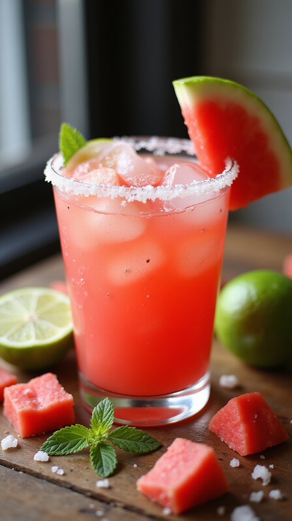 refreshing summer watermelon cocktail