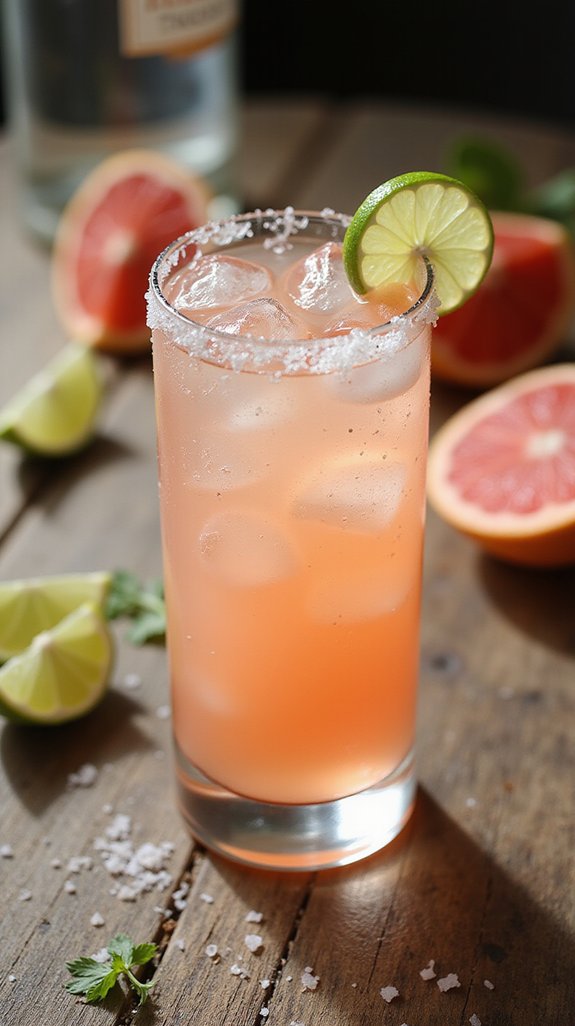 refreshing tequila grapefruit cocktail