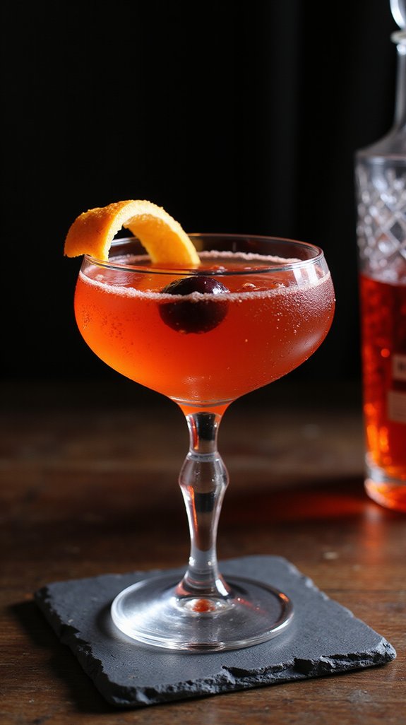 scotch cocktail with citrus