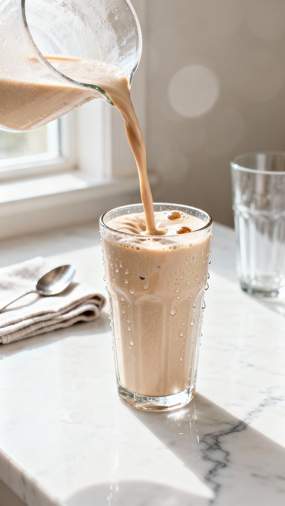 serve cold drink immediately