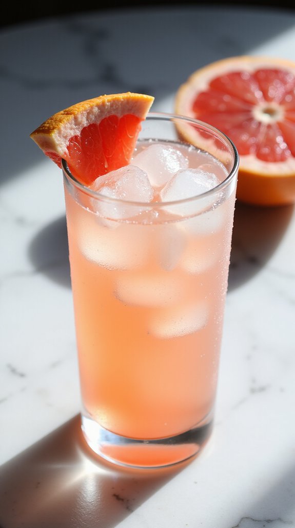 simple refreshing grapefruit cocktail