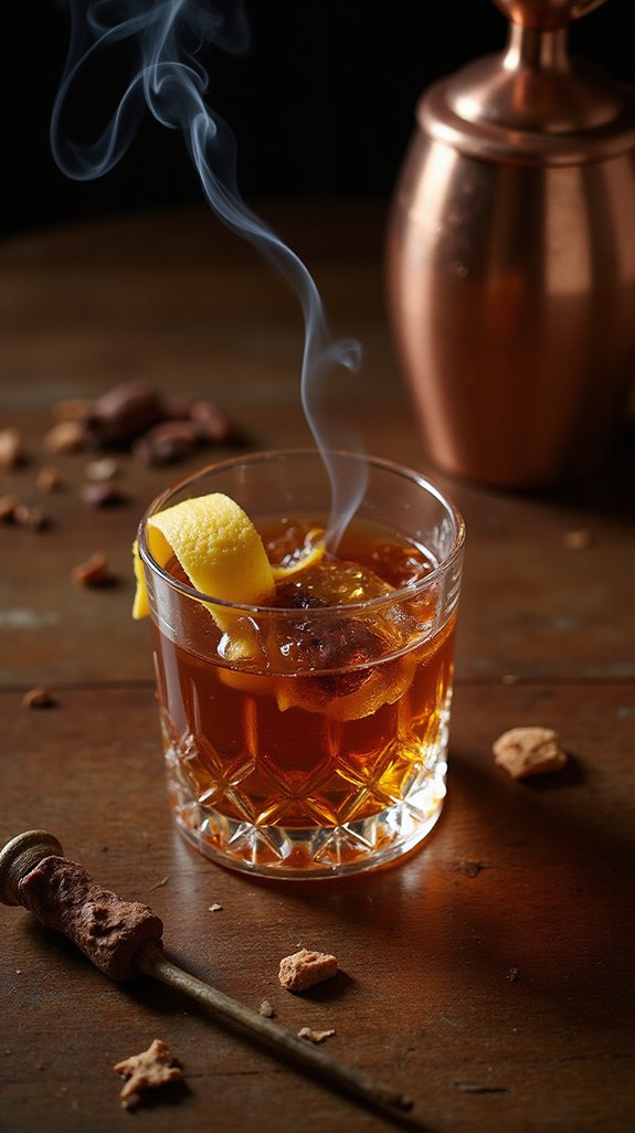 smoky pecan infused sazerac experience