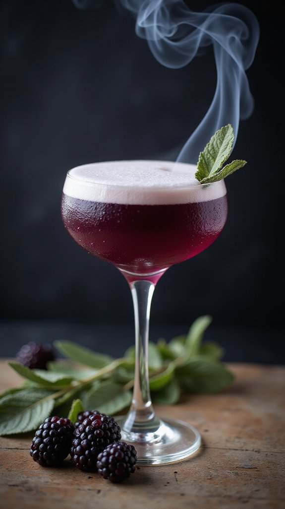 smoky sophisticated whiskey sour
