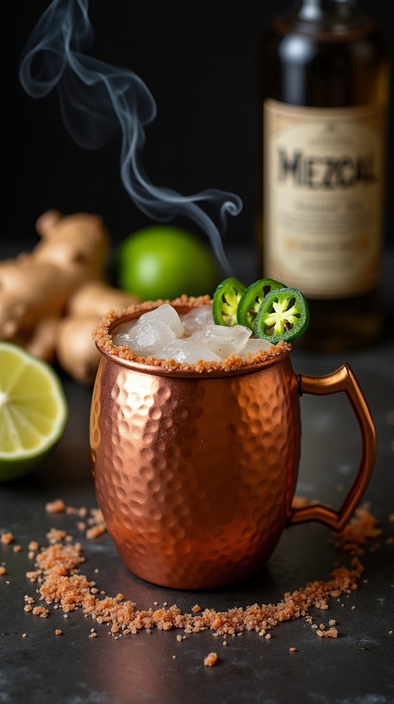 smoky spicy complex cocktail