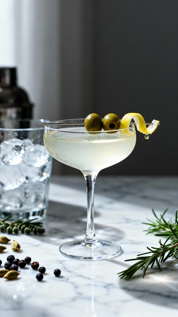 sophisticated non alcoholic cocktail preparation