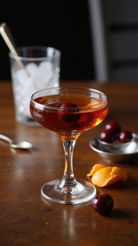 sophisticated non alcoholic manhattan