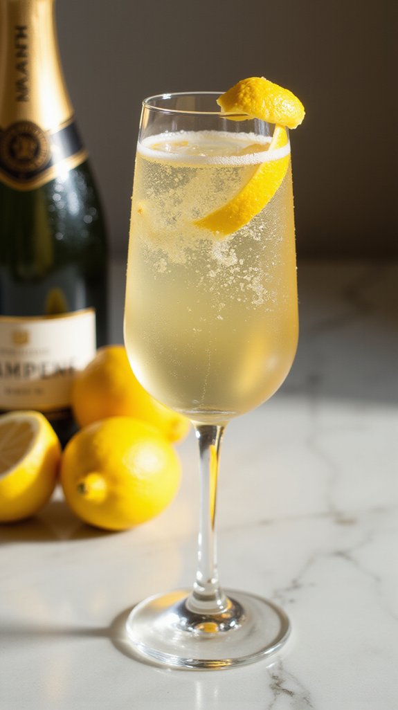 sparkling gin cocktail elegance