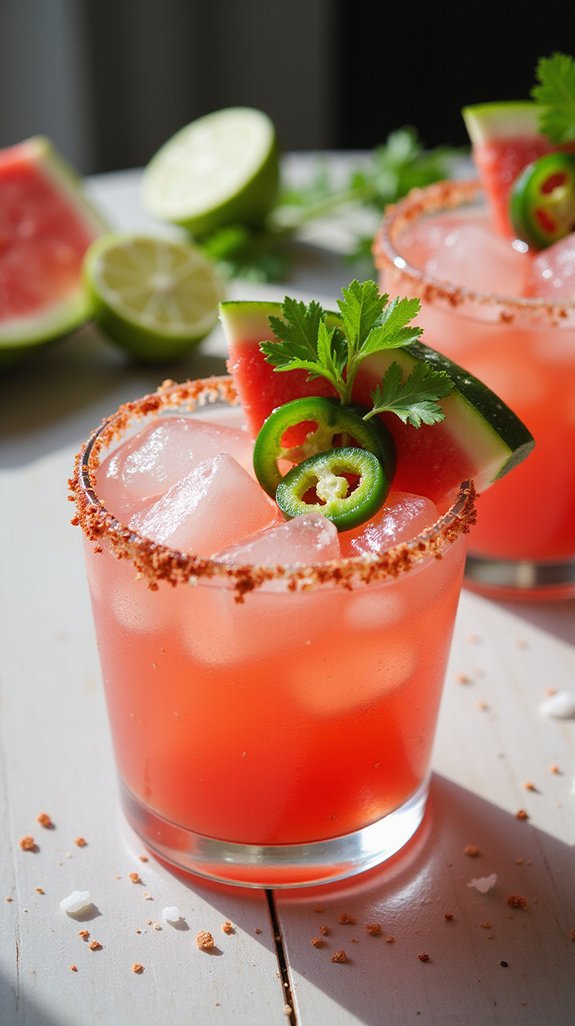 spicy refreshing summer cocktail