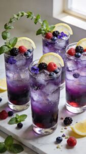 stunning purple mocktail recipes