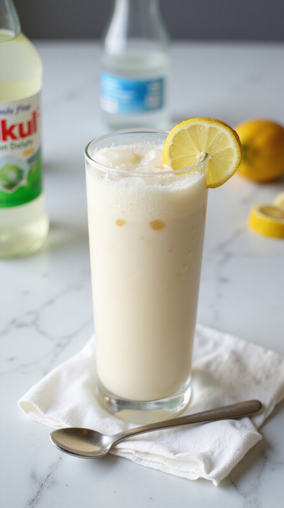 sweet creamy invigorating cocktail