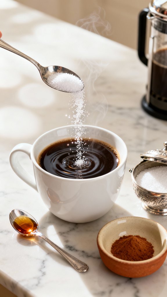 sweet spices enhance coffee