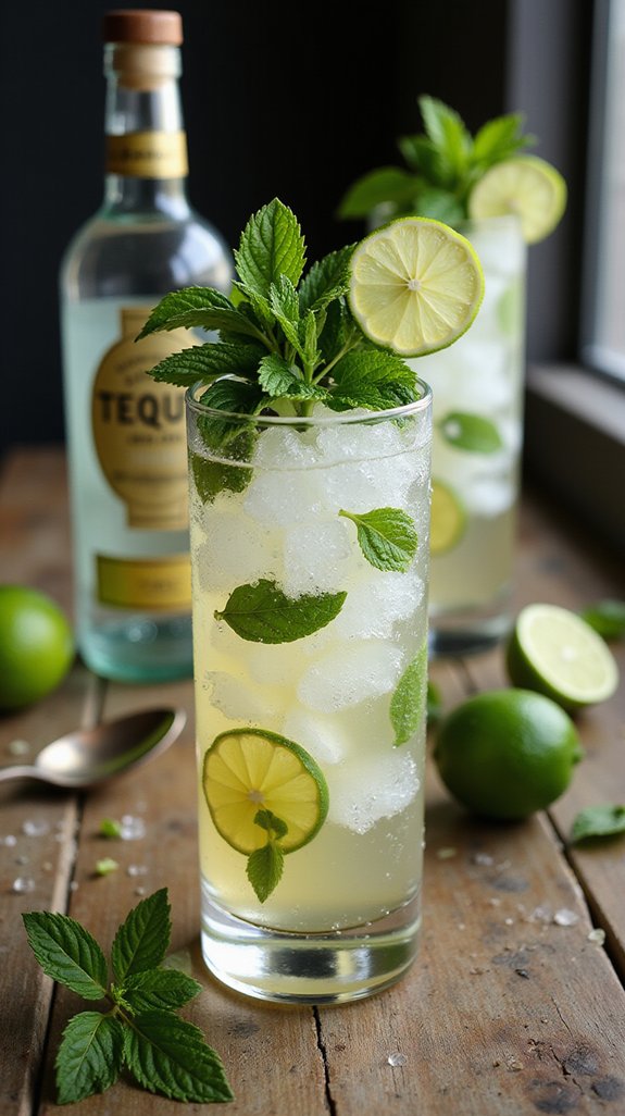 tequila infused refreshing mojito