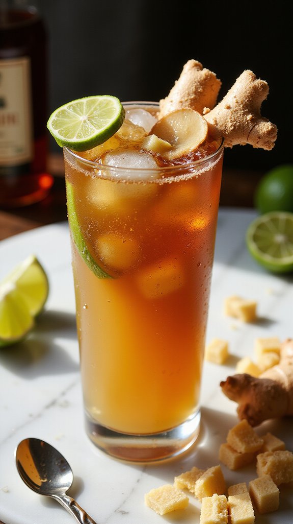 triple ginger dark and stormy