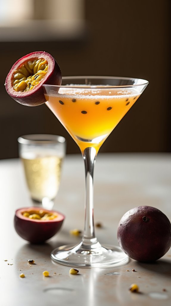 tropical cocktail with sophistication