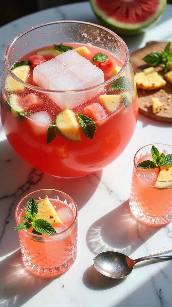 tropical communal watermelon punch