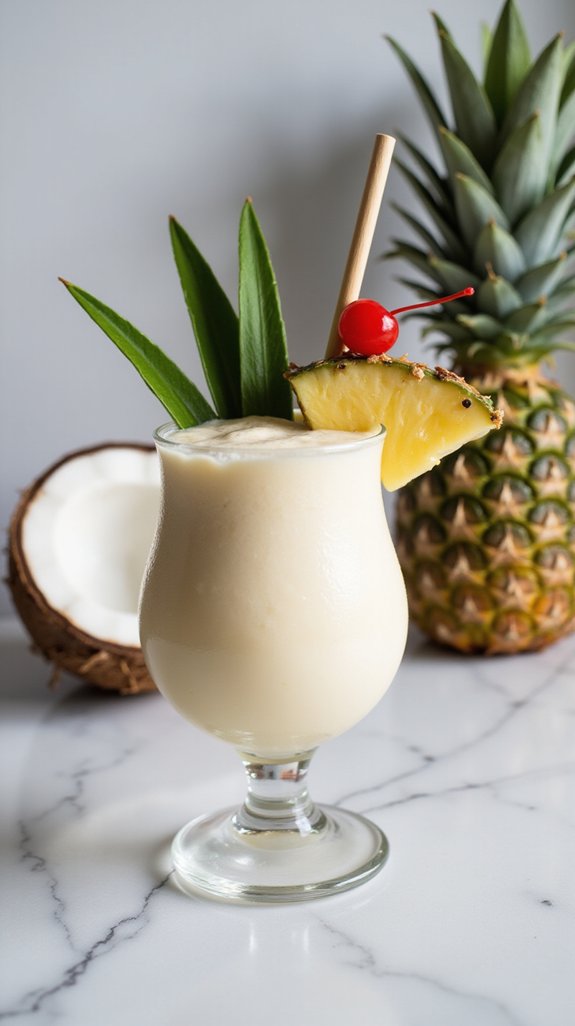 tropical creamy cocktail recipe