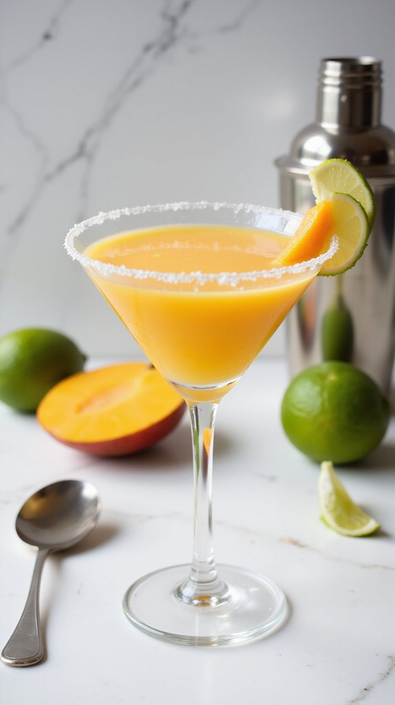 tropical elegance in cocktails