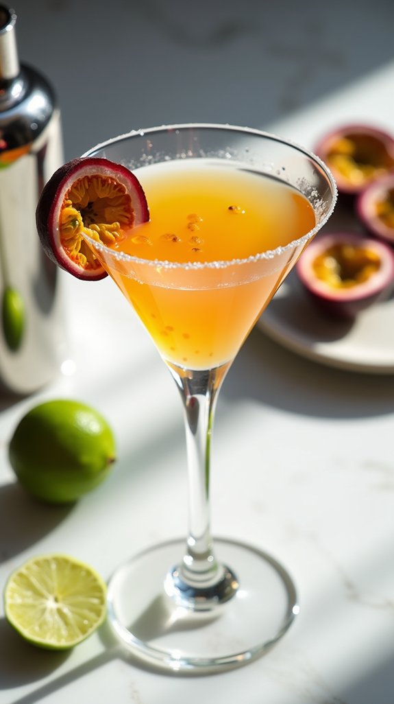 tropical elegance in cocktails