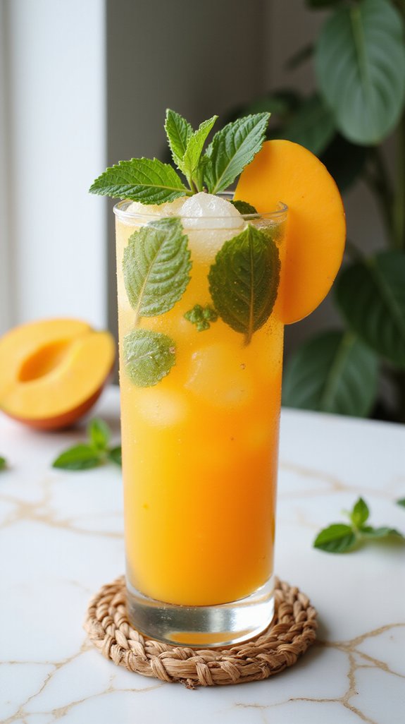 tropical mango infused cocktail delight