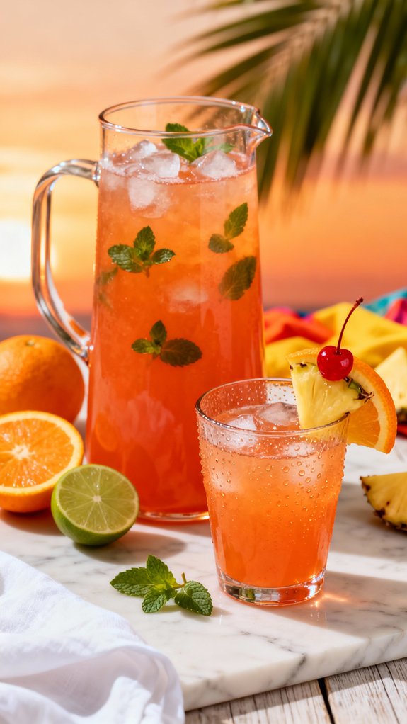 tropical mocktail for gatherings