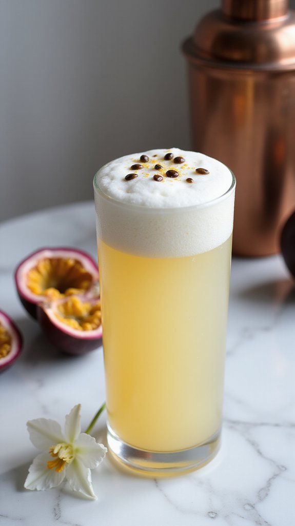 tropical sophisticated gin cocktail