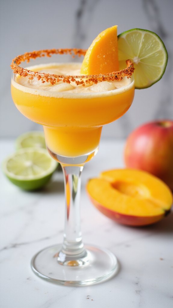 tropical sophistication in cocktails