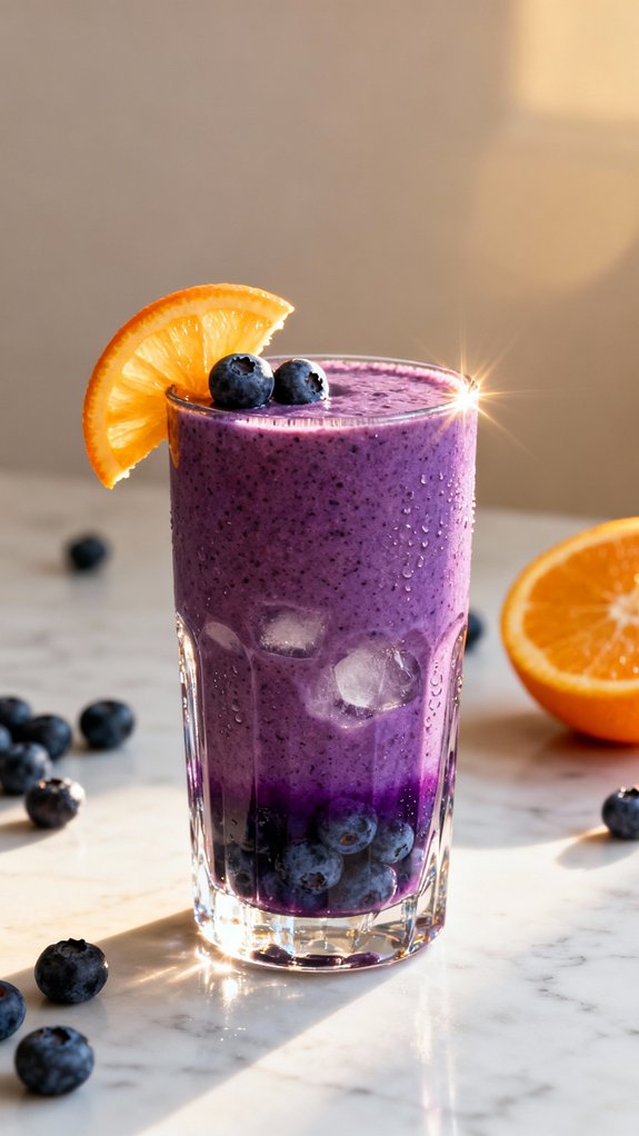 vibrant nourishing berry mocktail