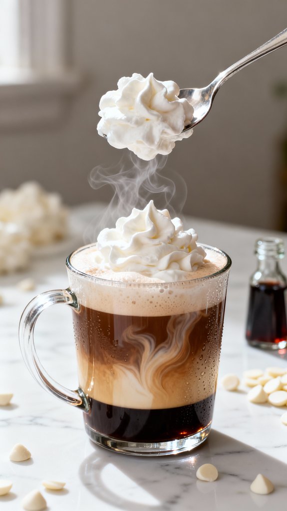 whipped cream coffee delight